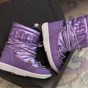 Moon Boot Kids Purple Boots